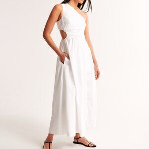 One-Shoulder Cutout Maxi Dress